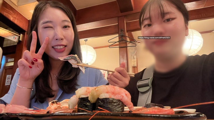  오사카 8월 여행 :: 인류모두면류, Kissa Lemon-no 카페, 셀린느 쇼핑, 원조 부치 초밥 어신, 햅파이브 관람차, 프리큐라