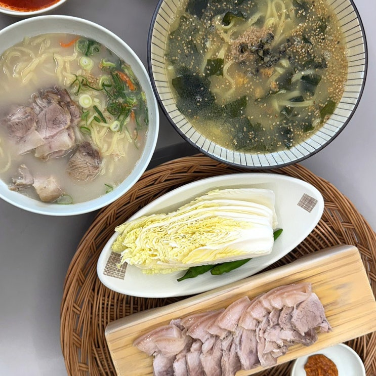  제주 중문 아침식사 고기국수 맛집 국수바다 내돈내산 평일 점심 웨이팅 후기