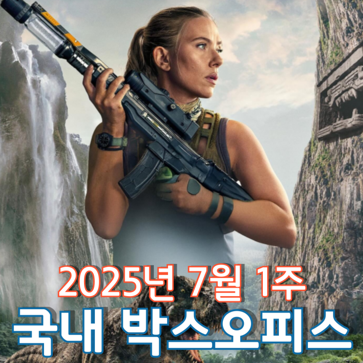  [7월 1주 국내 박스오피스] 일곱 번째 쥬라기 대모험