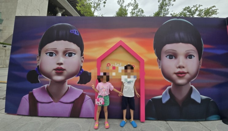  오징어게임3 팝업 in 광화문