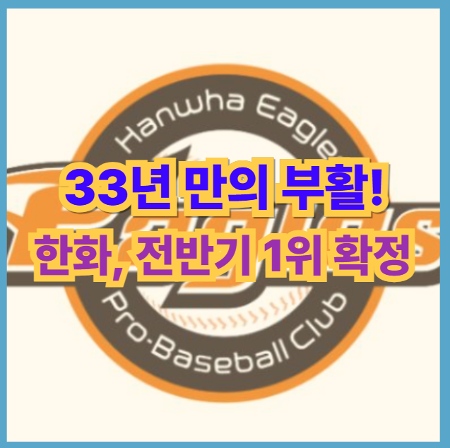 <b>한화</b>, <b>전반기 1위</b> 확정한 ‘홈런 폭풍’의 이유는?