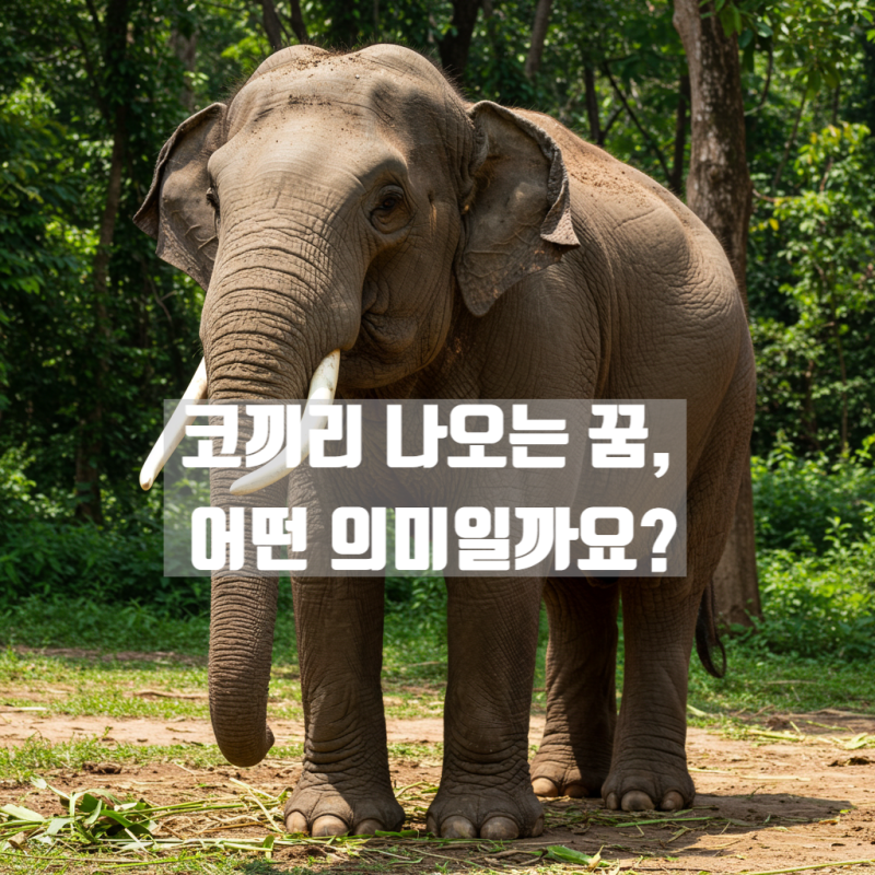 코끼리 나오는 꿈, 어떤 의미일까요?