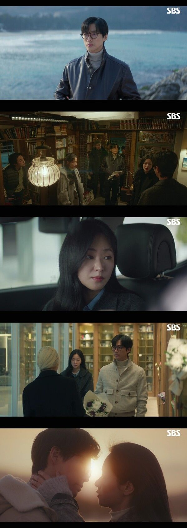 남궁민, 전여빈 향한 마음 자각...붉은 노을 아래 달콤하고 애틋한 입맞춤('우리영화')