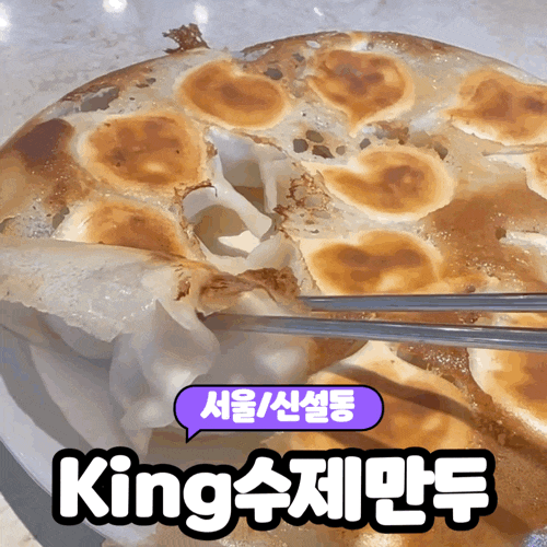  [서울/신설동] 유명한 수제만두 솔직히 좀 짰었던 "킹수제만두" 내돈내산 솔직후기