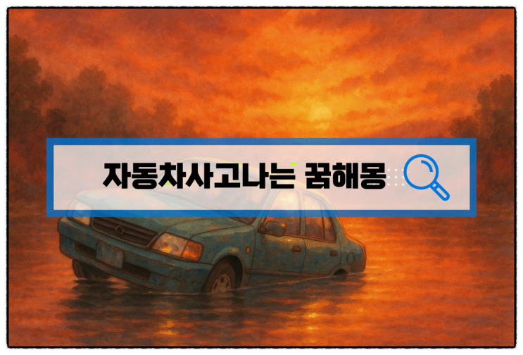  [무료꿈해몽] 자동차사고나는꿈 교통사고나는꿈 길몽 흉몽 40가지