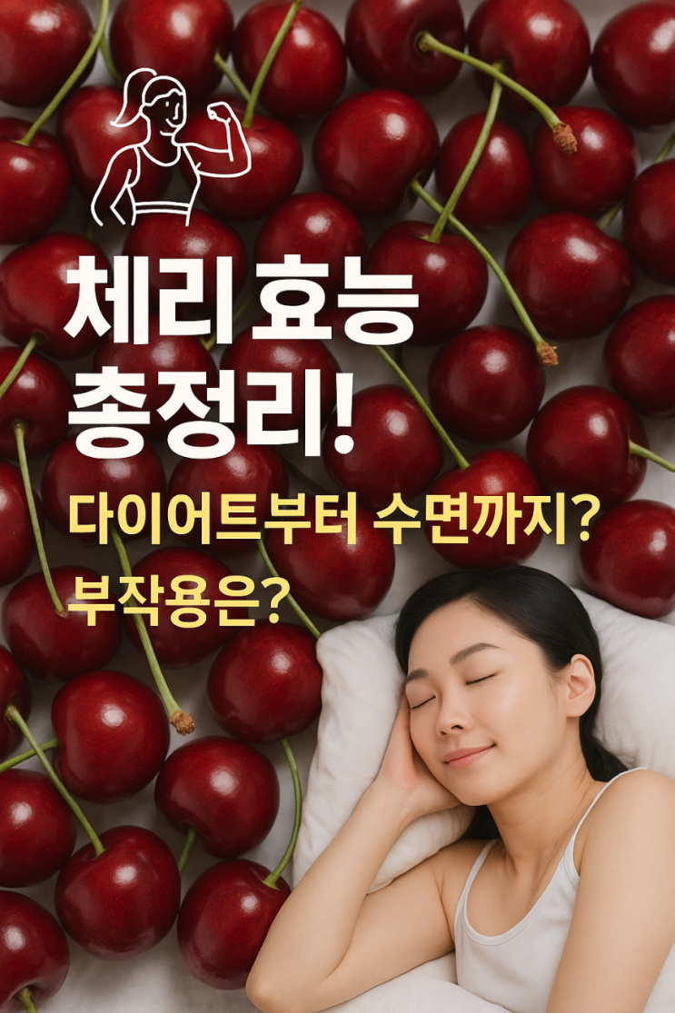  체리 효능 총정리! 다이어트부터 수면까지? 부작용은?