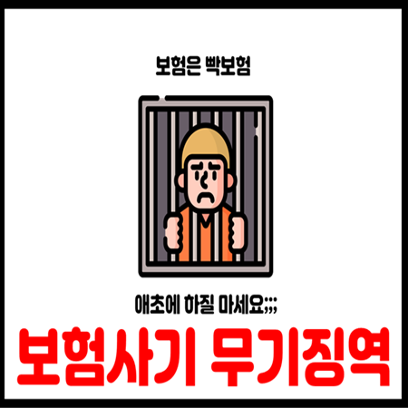  보험사기 이제는 무기징역까지 나올 수 있다