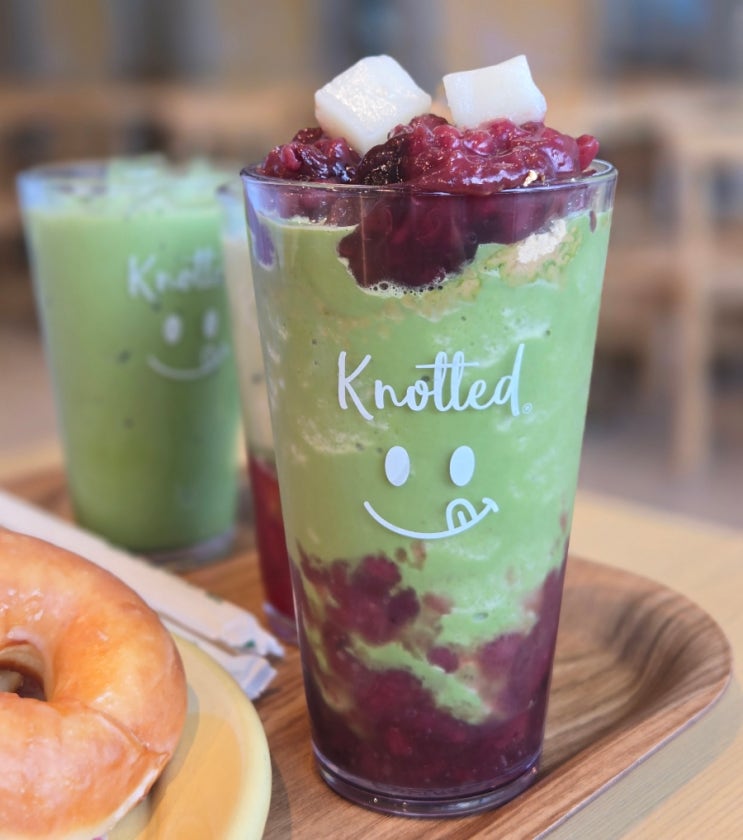  노티드 이달의 맛 말차 디저트 털기! 노티드 제주DT점