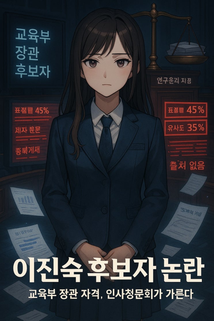 있습니까?” ― <b>이진숙 후보자 논문 표절 의혹</b>과 한국... 