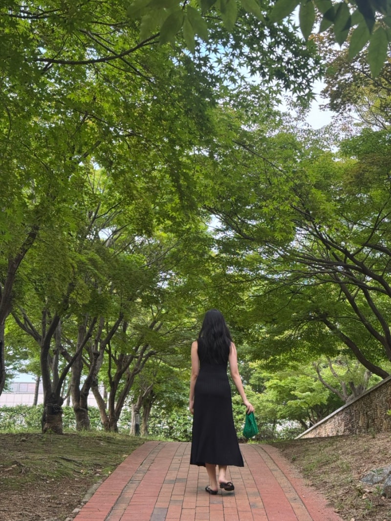 미시룩 느낌으로 사본 산드로 원피스 착용 후기(H23laurene)