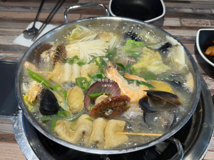  서울 삼성동 점심 맛집 택이네조개전골 전복조개칼국수
