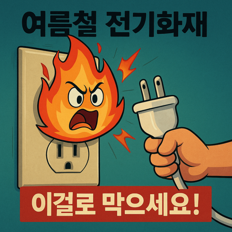  공식 경계경보, 여름철 전기화재 예방수칙, 꼭 확인하세요