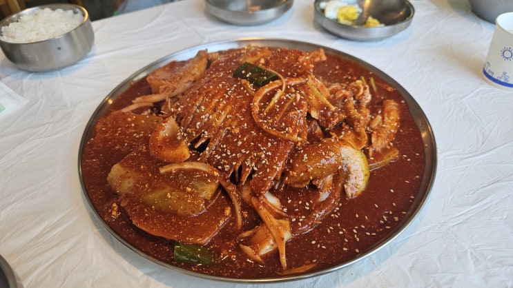  속초 맛집 추천! 부드럽게 뼈째 먹는 가오리찜, 수빈이네찜 후기