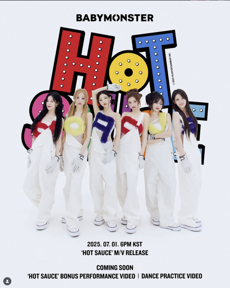  [셀럽 소식] 베이비몬스터 ‘HOT SAUCE’ 무대에서 매운맛 제대로 뿌렸다!