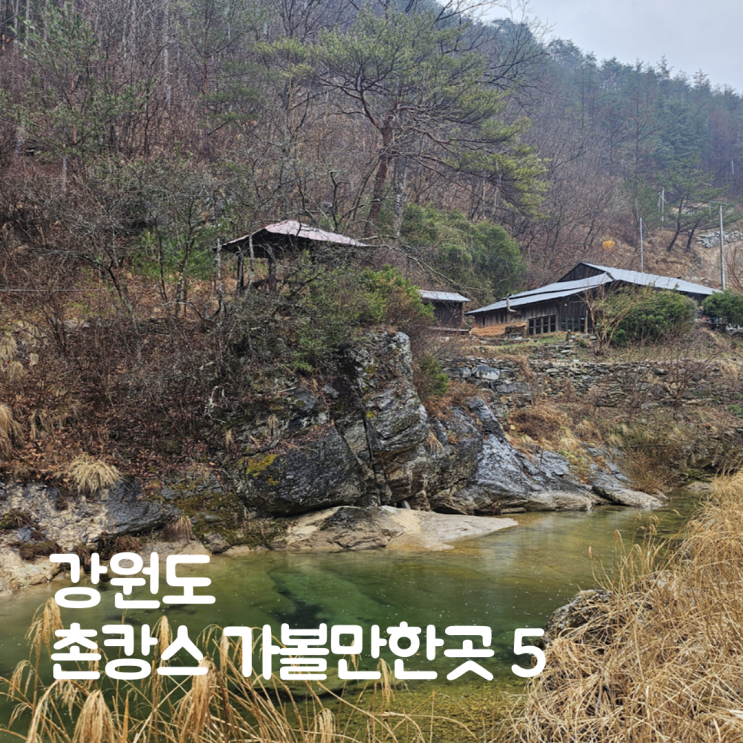  강원도 촌캉스 가볼만한 5곳 정선 덕산기계곡