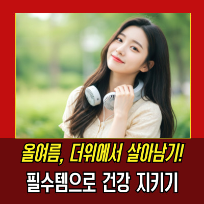  폭염대비물품 체크리스트, 여름철 생존템 완벽 준비!