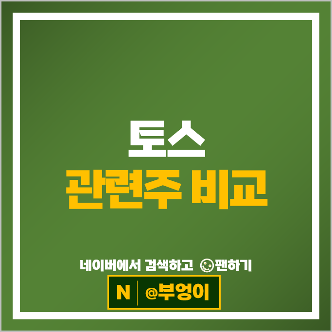 토스 관련주 한국전자인증 카카오뱅크 이월드 주가 엔비티 주식