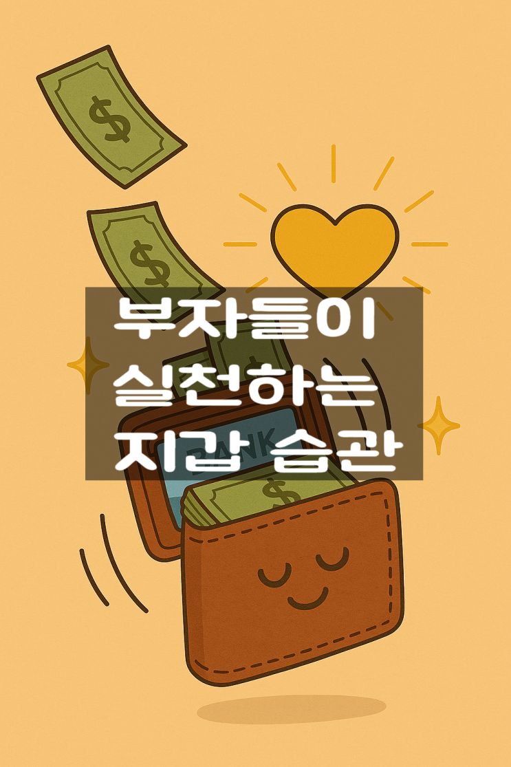 부자들이 실천하는 지갑 습관