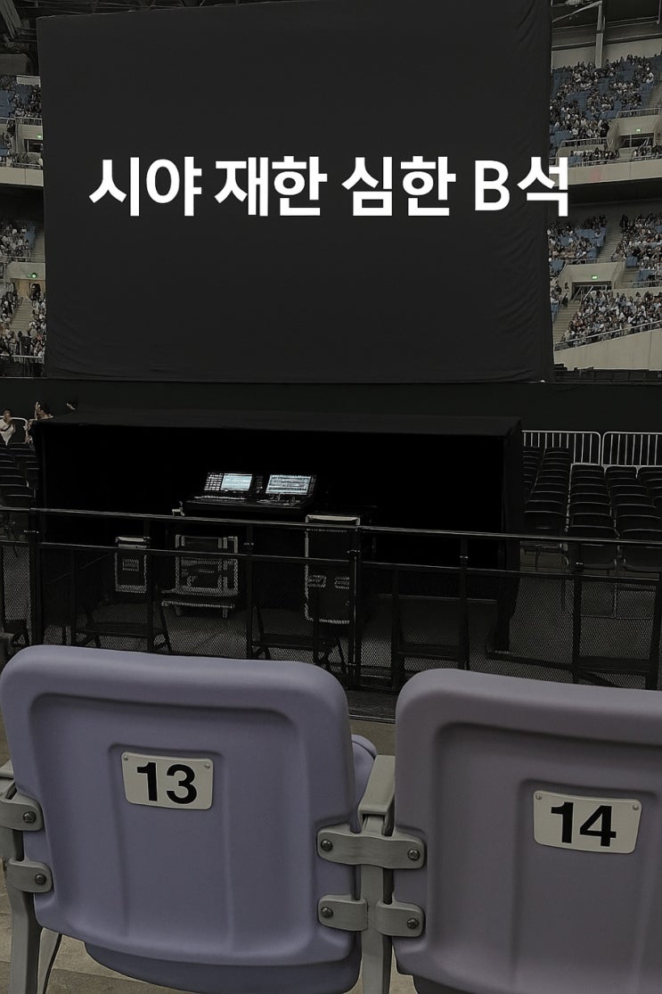 “<b>블랙핑크 콘서트</b> B석, <b>시야</b>가 아니라 ‘차단석’이었나... 