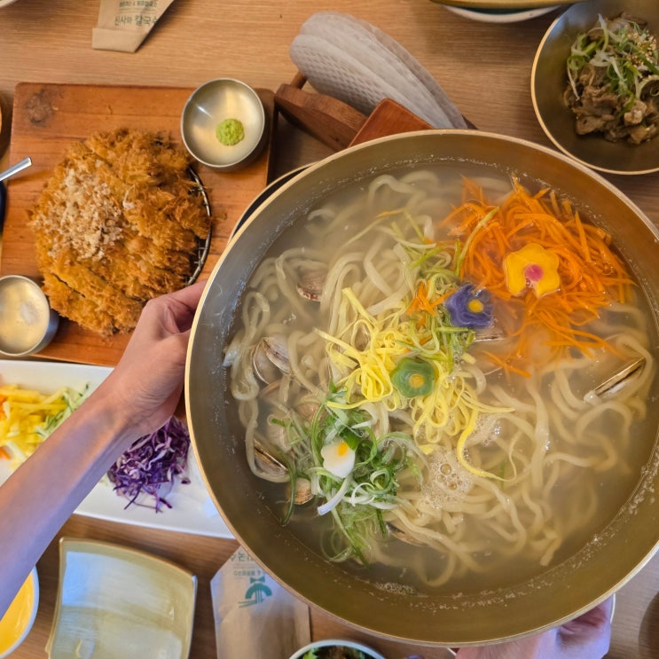  담양 점심 맛집 광주근교 드라이브 먹거리 담양 신사와칼국수