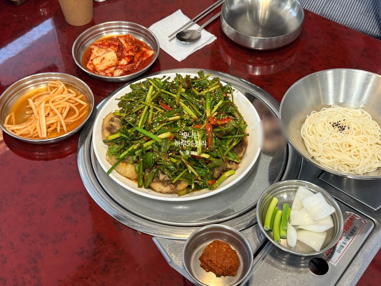 선릉역맛집 이복희해장에서 꼬리수육과 소면 꿀조합