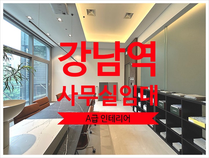  강남역 사무실 임대 , 대로변 빌딩형 서초동 에이스