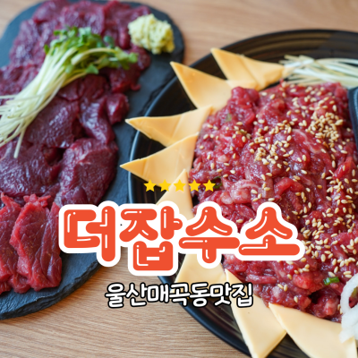 울산 북구 매곡 매곡동한우 육회맛집 더잡수소