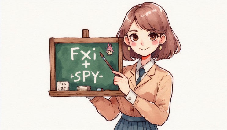  FXI (중국 대형주 ETF) + SPY + 환율 + 예금 분산 투자 (평균-분산 그래프 분석) [자산 배분 시즌 2]