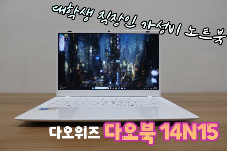  윈도우가 기본탑재 된 가성비노트북 다오위즈 다오북 14N15-12 노트북
