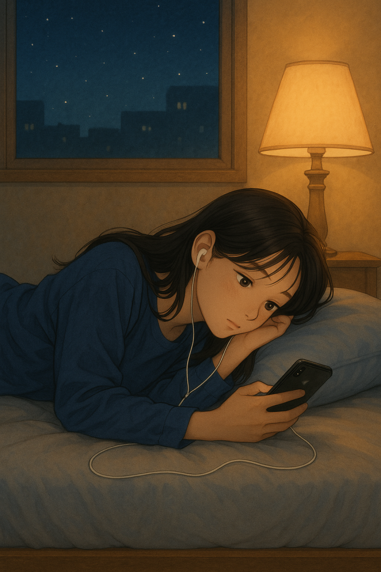  모두 잠든 밤, 나만 혼자인 기분이 들어