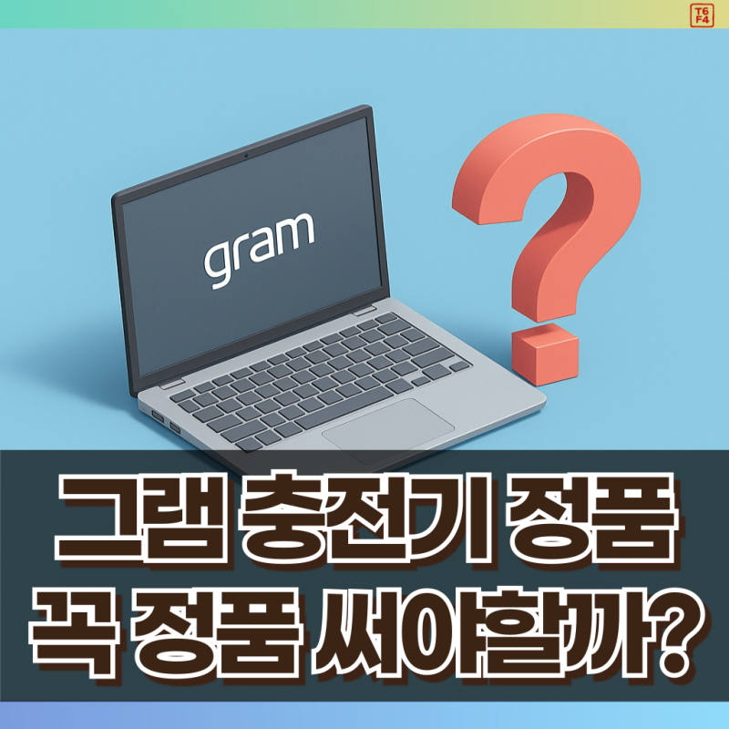 그램 충전기, 꼭 정품 써야 할까?