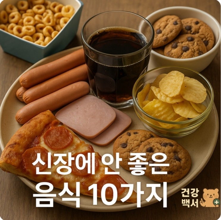  신장에 안 좋은 음식 10가지, 무심코 먹던 식사가 내 신장을 망친다