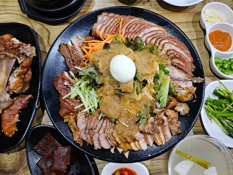  인천 주안 족발 맛집 가족가네 여름별미 냉채족발