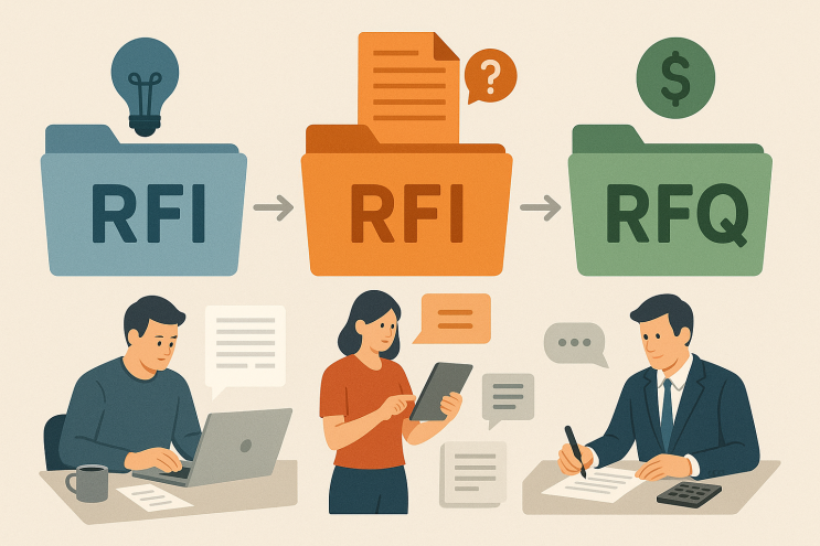  RFI RFP RFQ 뜻 정의 차이