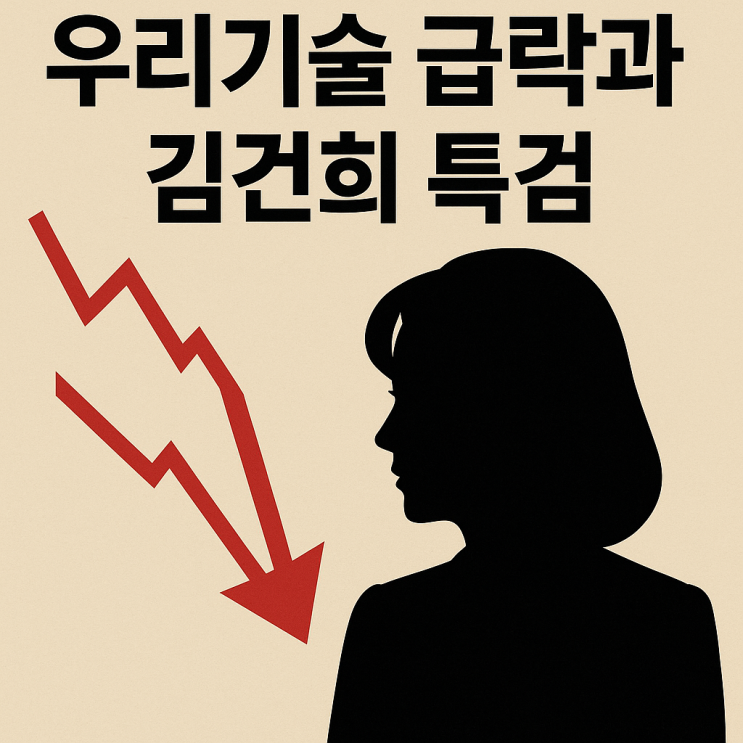 우리기술 급락과 <b>김건희 특검</b> 관계