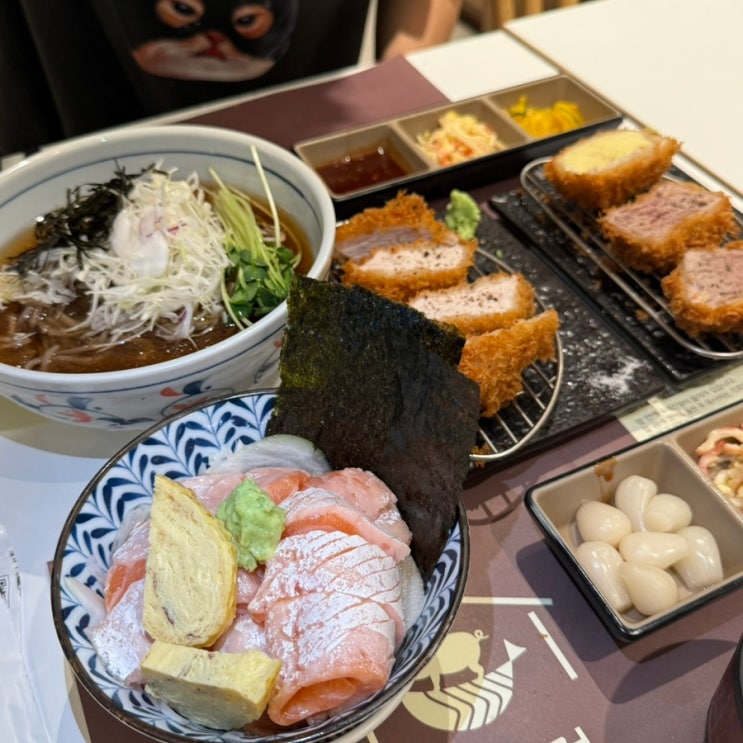 [이수역 맛집] 데이트코스 추천 돈카츠, 생연어덮밥 맛집 <온미정 이수역점>