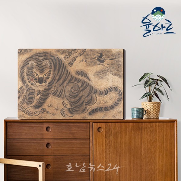  ‘케이팝 데몬 헌터스’ 흥행 따라 한국민화뮤지엄 소장품인 ‘작호도’ 관심 상승
