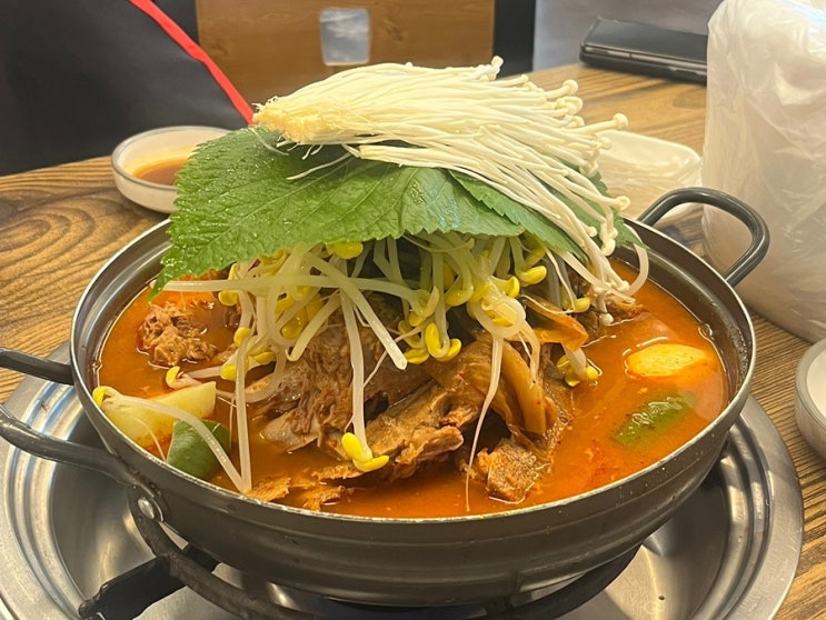  둔촌동전통시장맛집 신사골감자탕 동네주민맛집 혼술 가능한 24시식당 내돈내산