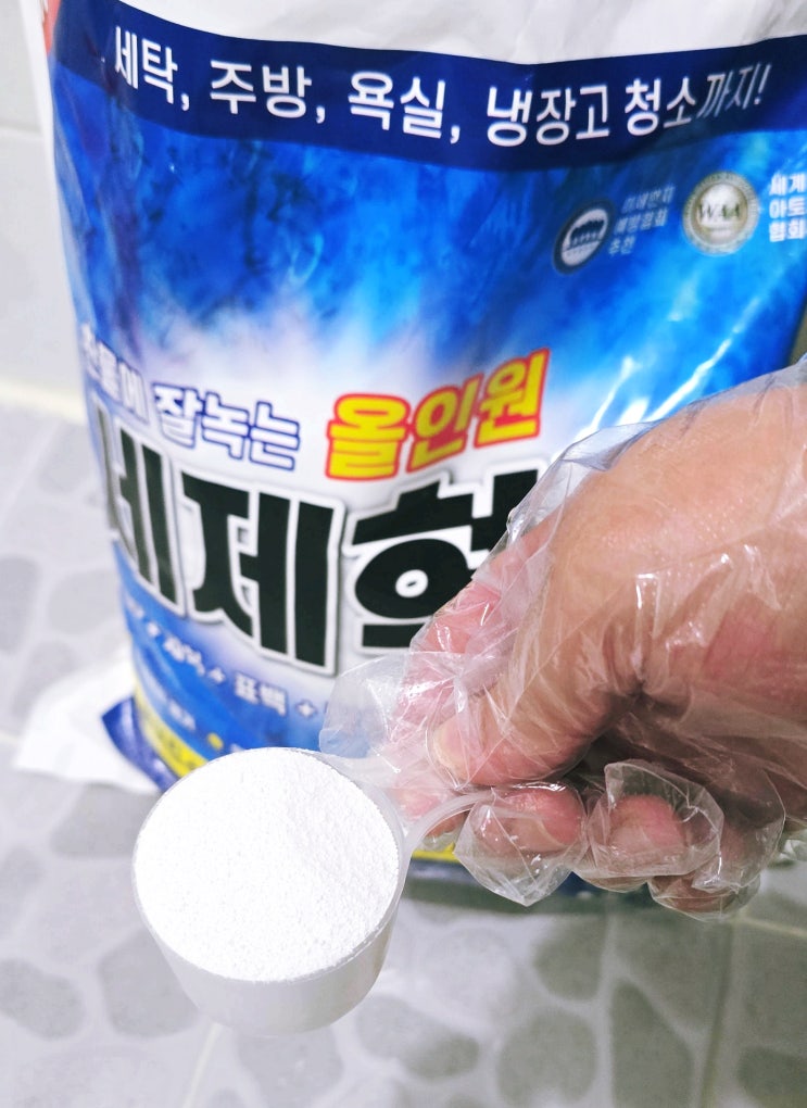  주방, 욕실, 악취, 찌든때 제거에 좋은 올인원 세탁세제 세제혁신