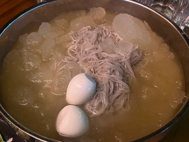  길동역술집 역전할머니맥주 서울길동점 신상 불고기쌈냉면 비빔팝콘만두