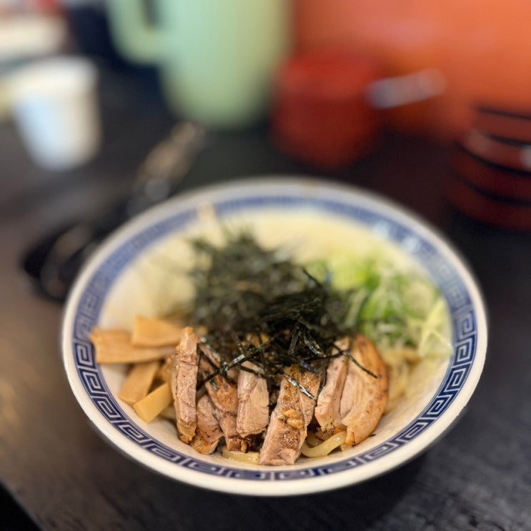  신논현 라멘 멘야시노기 아부라소바 츠케멘 후기