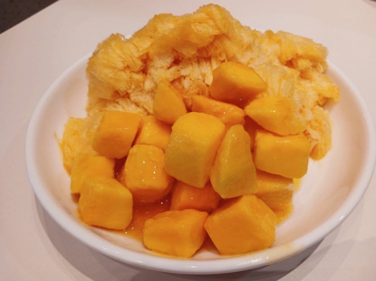  발산빙수맛집 투썸플레이스 애플망고빙수