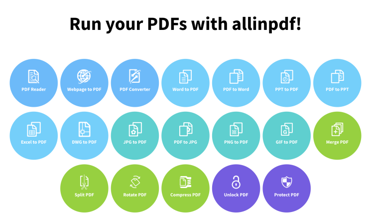  무료 PDF변환 사이트 ALLINPDF  한글 변환 사용법