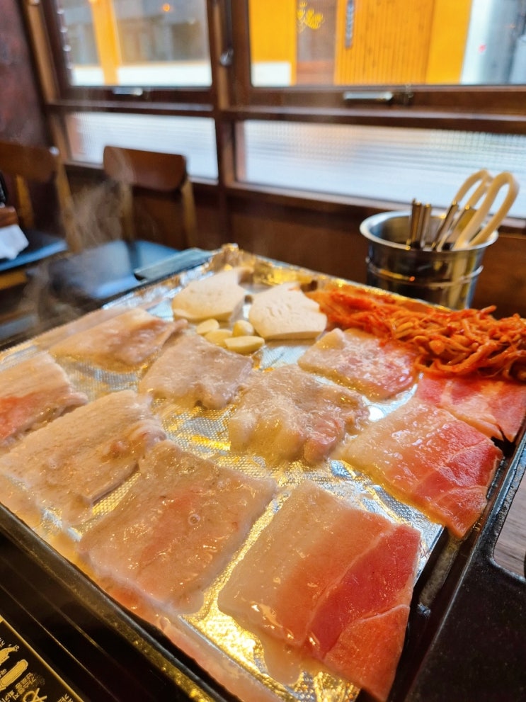 [ 전주 맛집 ] 단지냉삼 # 객사 객리단길 분위기 좋은 가성비 고기맛집 냉동삼겹 데이트맛집