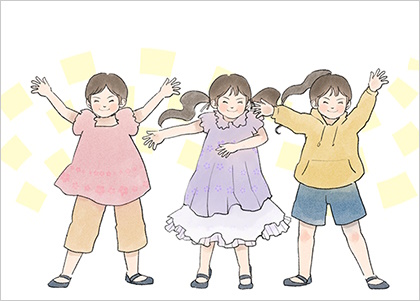 즐겁게 춤을 추다가, 그대로 멈춰라!