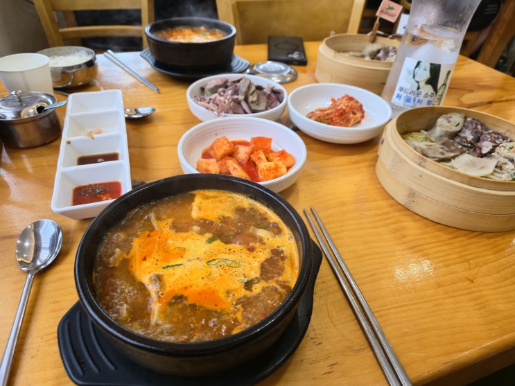  [김포 맛집] 40분 기다림도 아깝지 않아! 팔담순대 오마카세 정식 & 얼큰 순대국 데이트 후기