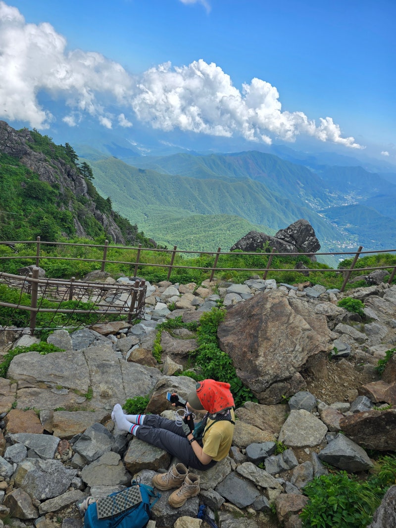 지리산 천왕봉 중산리코스