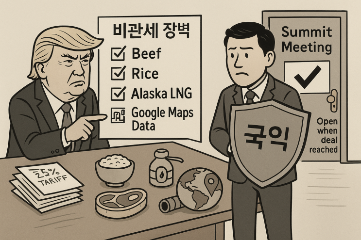 <b>한미 정상회담</b> 키워드는 ‘비관세 장벽’