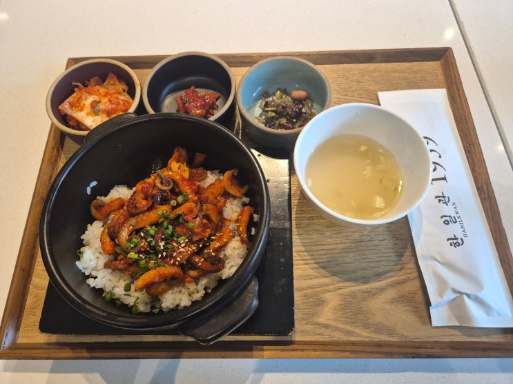  광화문 한일관 점심정식 솔직후기 (육전+갈비+쭈꾸미덮밥)