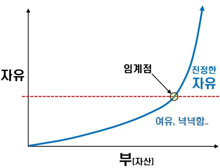  내가 자산을 모으는 이유( 부의 임계점, 자유 )